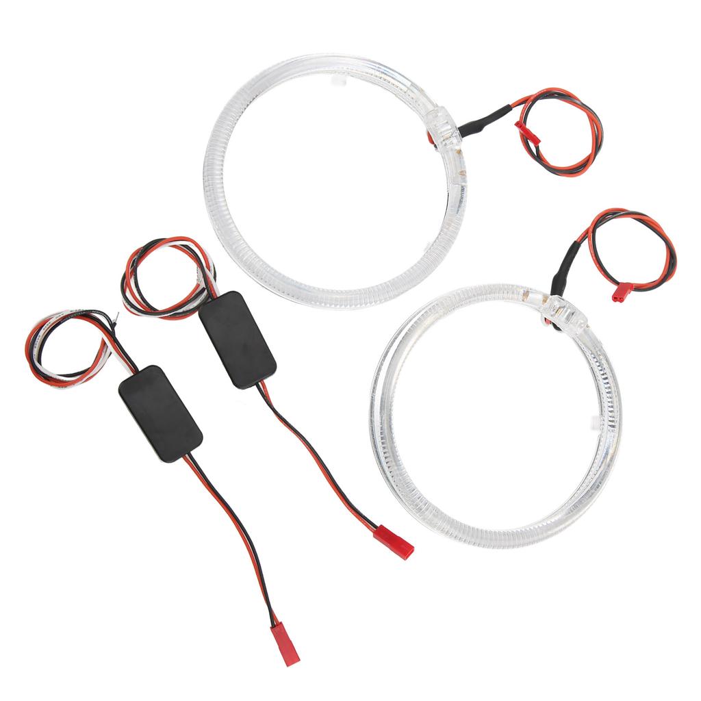 Car LED Angel Eyes Light Guide 95mm3.7in Purple Lighting 9?36V for Headlights DRL Turn Signals