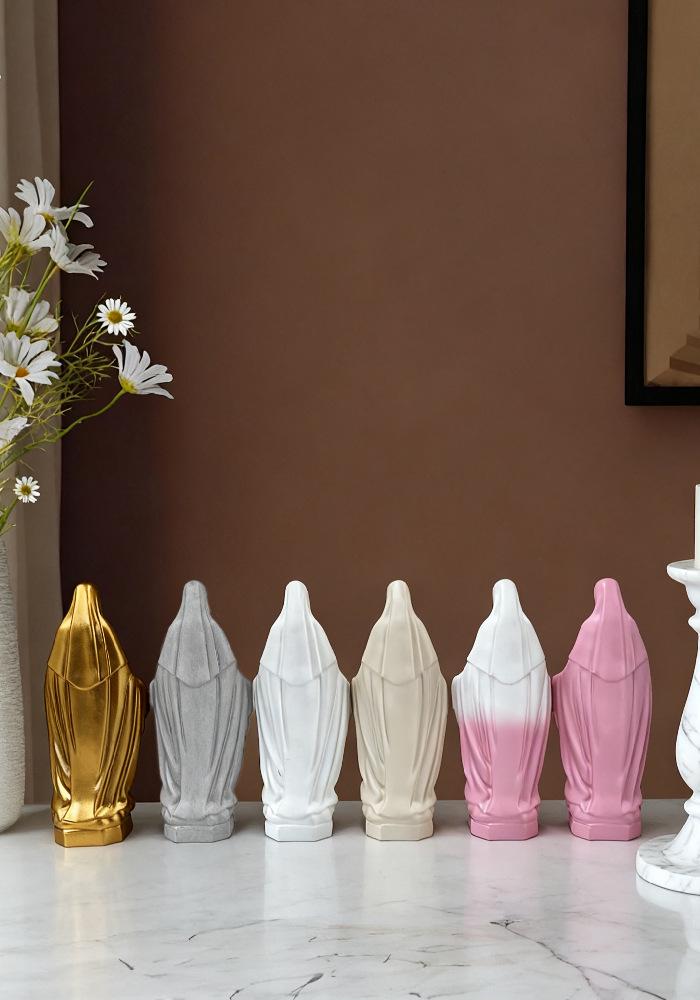European-Style Multi-color Mexican Figurine: Resin Home Decor Statue for Entryway or Living Room