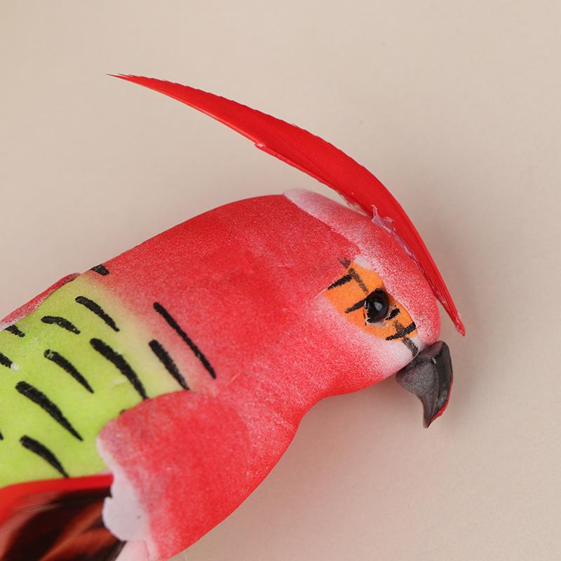 Creative Artificial Parrot Fake Foam Animal Simulation Feather Birds Models Diy For Wedding Party Home Garden Ornament Decor