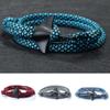 Nueva Pulsera Manta para Hombre Doble Capa Ajustable Cuerda Paracord Pulsera Protección Animal Marino Joyería Surfero de Playa