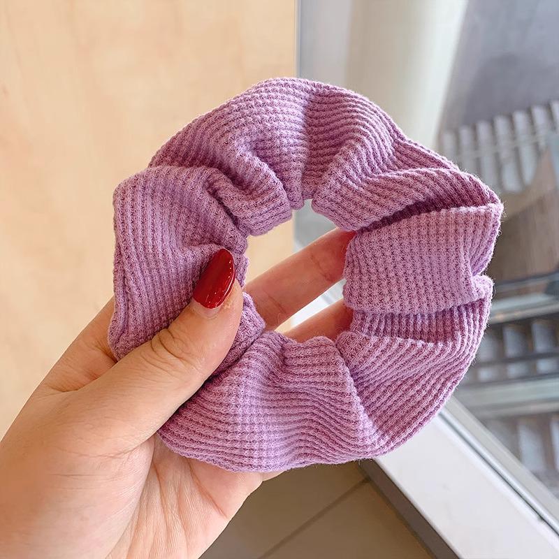 Korean Style Spring/Summer Floral Intestine Hair Scrunchie for Women – Elegant Ponytail Tie and Mori Girl Accessory.
