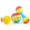 Soft Teething Rattle Stick: Baby Grip & Roll Dumbbell Ball for Crawling and Education (0-1 Year)