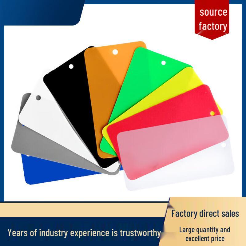 Colored Plastic PVC Blank Tags