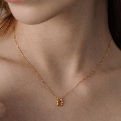 TOU [silver925] TB007 Mini Round Pendant Necklace