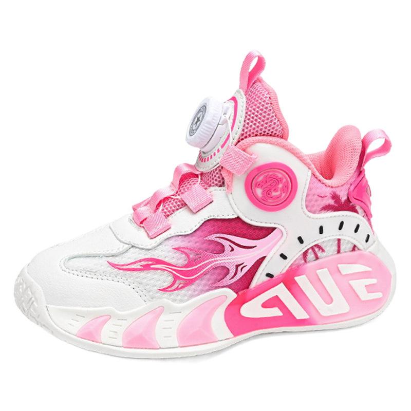 Classmate girls 2025 autumn and winter new children's running basketball shoes medium and older children's autumn soft-soled sports shoes girl