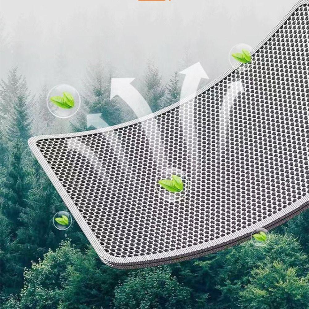 Anti-Slip Double Layer Cat Litter Mat Large Pet Cleaning Mat Durable Cat Scratch Pad  for Home