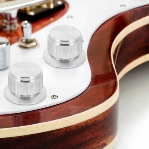 ERINGOGO Electric Guitar Volume Knob, Guitar Control Knob, Aluminum Alloy, Durable, Easy Installation, Replacement Potentiometer Knob for Audio Amplif