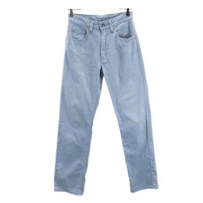 Calças de ganga retas 552 dos anos 90 W26 jeans azul claro Mulher Usado