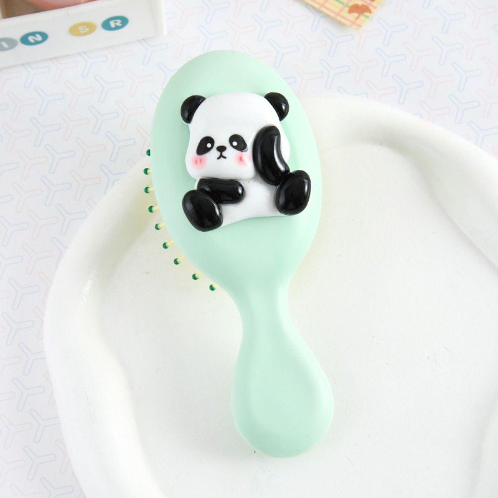 Kawaii Cartoon Animal Airbag Hair Comb Durable Makeup Tool Massage Comb Cute Anti Static Panda Hair Brush Travel