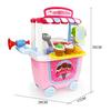 31Pcs Ice Cream Cart Pretend Play Toy for Kids Toddlers Without Color Box
