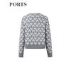 Ports Women's 3D Heart Jacquard Short Cardigan