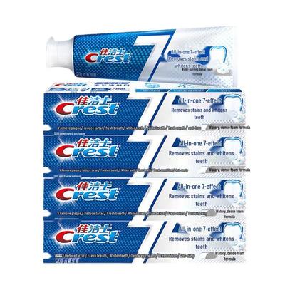 Crest 7-Effekt Pro-Gesundheit Zahnpasta - Fleckenentfernung & Aufhellung (4x120g)
