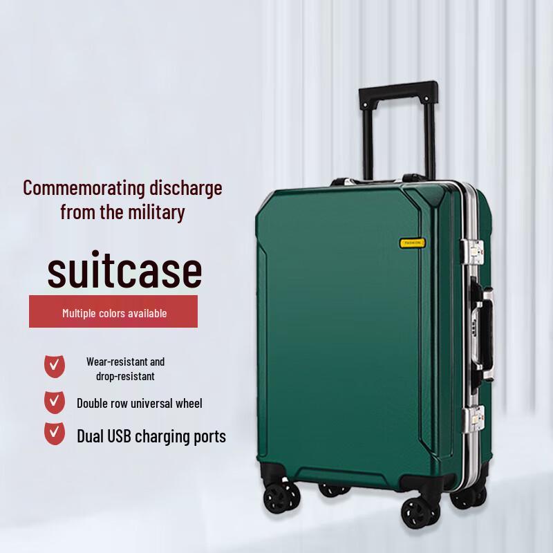 Qishengyi Retirement Commemorative Camouflage Luggage