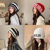Style Knit Hat For Women With Warmth And Wide Brim For Autumn Winter Comfort