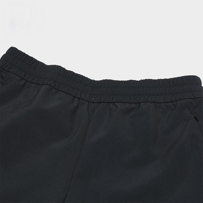 FILA Fitness Series Solid Color Mid-Rise Straight-Leg Sports Pants Men Pants Deep-Black A11M341809F-BK