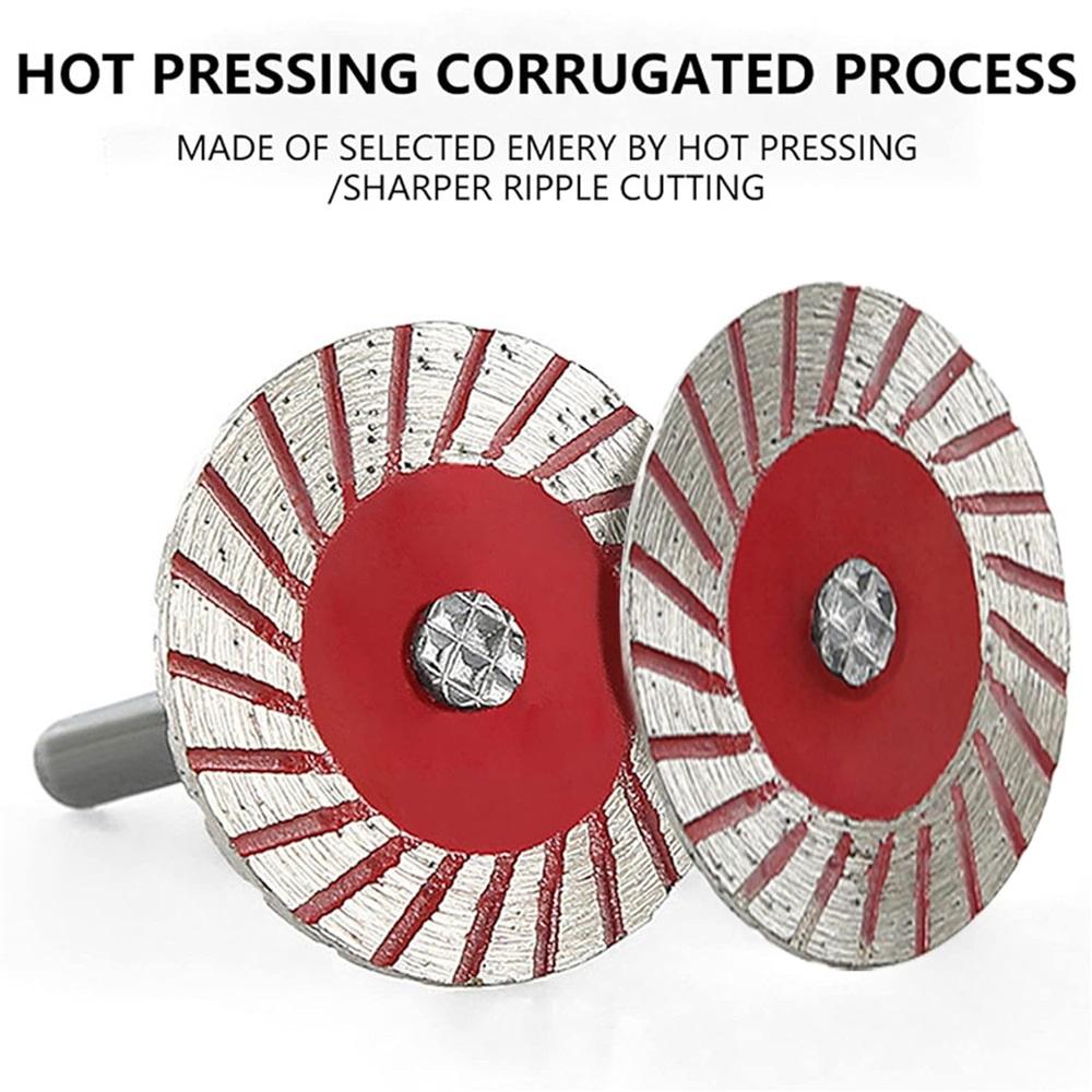 10-piece Pack Stone Carving 40mm Diamond Saw Blades Diamond Cutting Discs Cutting Wheel Blades Suitable For Granite, Marble, Ceramic And Tiles