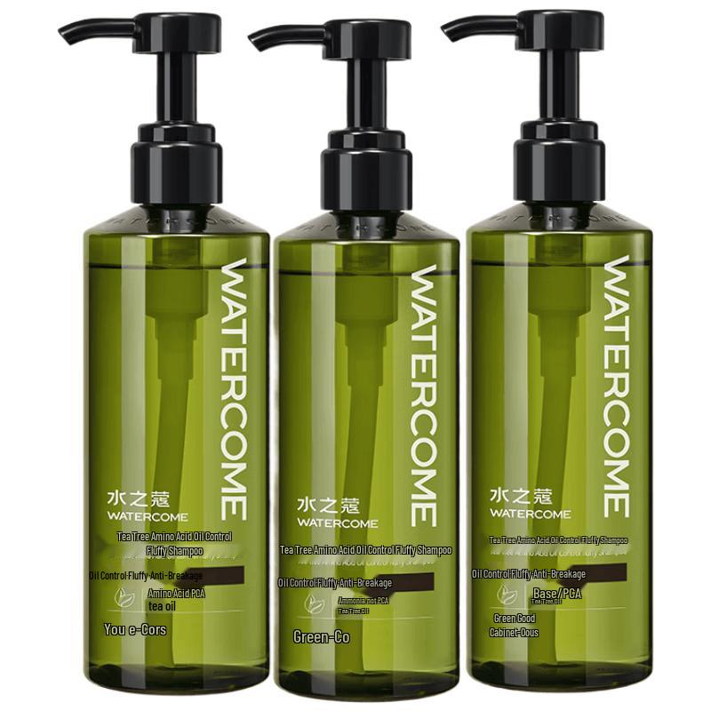 Shuizhiko Tea Tree Amino Acid Oil Control Volumizing Shampoo (Green Citrus) 3-Pack