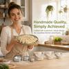 Plastic Stainless Steel Dumpling Press Mold Set Dumpling Skin Press Set  Kitchen Tool