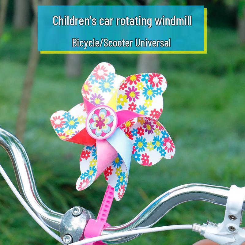 

Children s Tricycle Windmill & Handlebar Ribbon Set - Six Colors