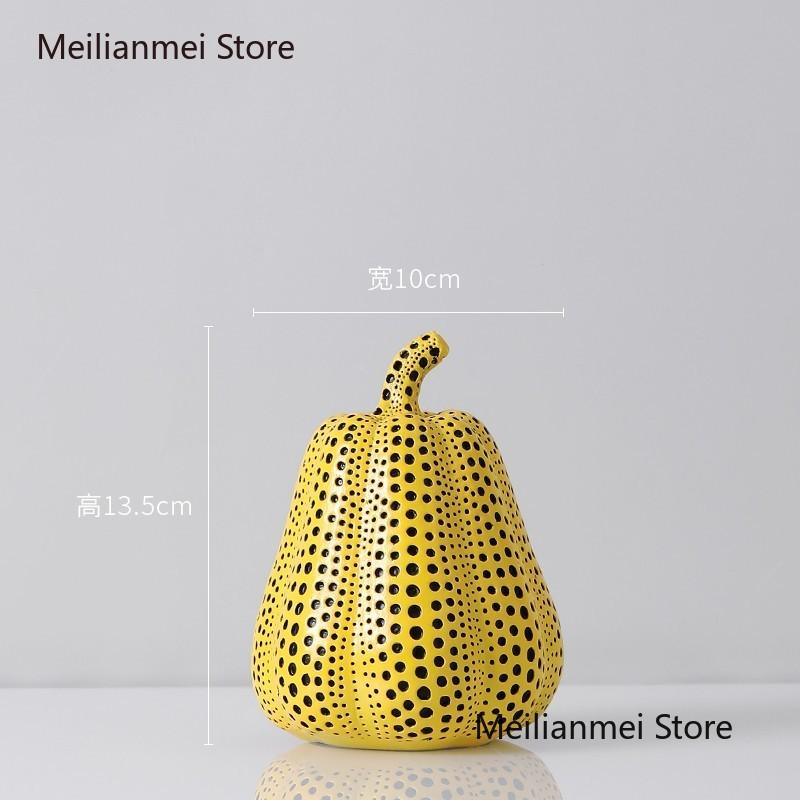 Dekoracja Statua Dyni Dekoracja Pokoju Statuy Żywiczne Dekoracje Biurka Dekoracje Domowe Dekoracje Domowe Statuy Rzeźby Prezent