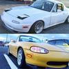 For 1990-2005 Mazda MX-5 Miata Amber LED Front Side Marker Light Lamp Clear Lens
