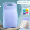 File Folder with Handle Large Capacity Portable Document Holder Waterproof