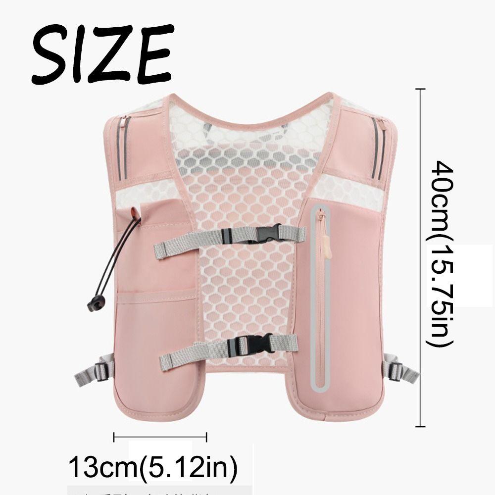 4L Reflective Running Vest Pack Waterproof Water Chest Pack Cycling Vest Backpack  Trail Running