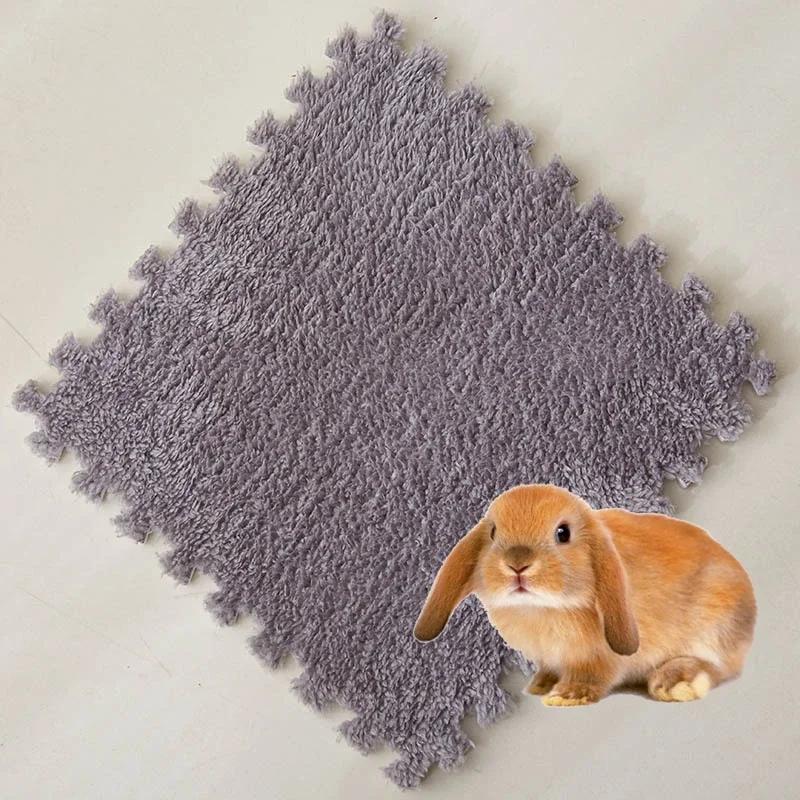 4/10 Pezzi Tappetino per Gabbia Coniglio Porcellino d'India Articoli per Piccoli Animali Impermeabile Antiscivolo Tappetino da Cuccia Altamente Assorbente Tappetino Assorbi Pipì per Sonno Animale Domestico