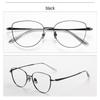 M6708S Retro Pure Titanium Unisex Eyeglass Frame with Acetate Elements for Prescription Lenses
