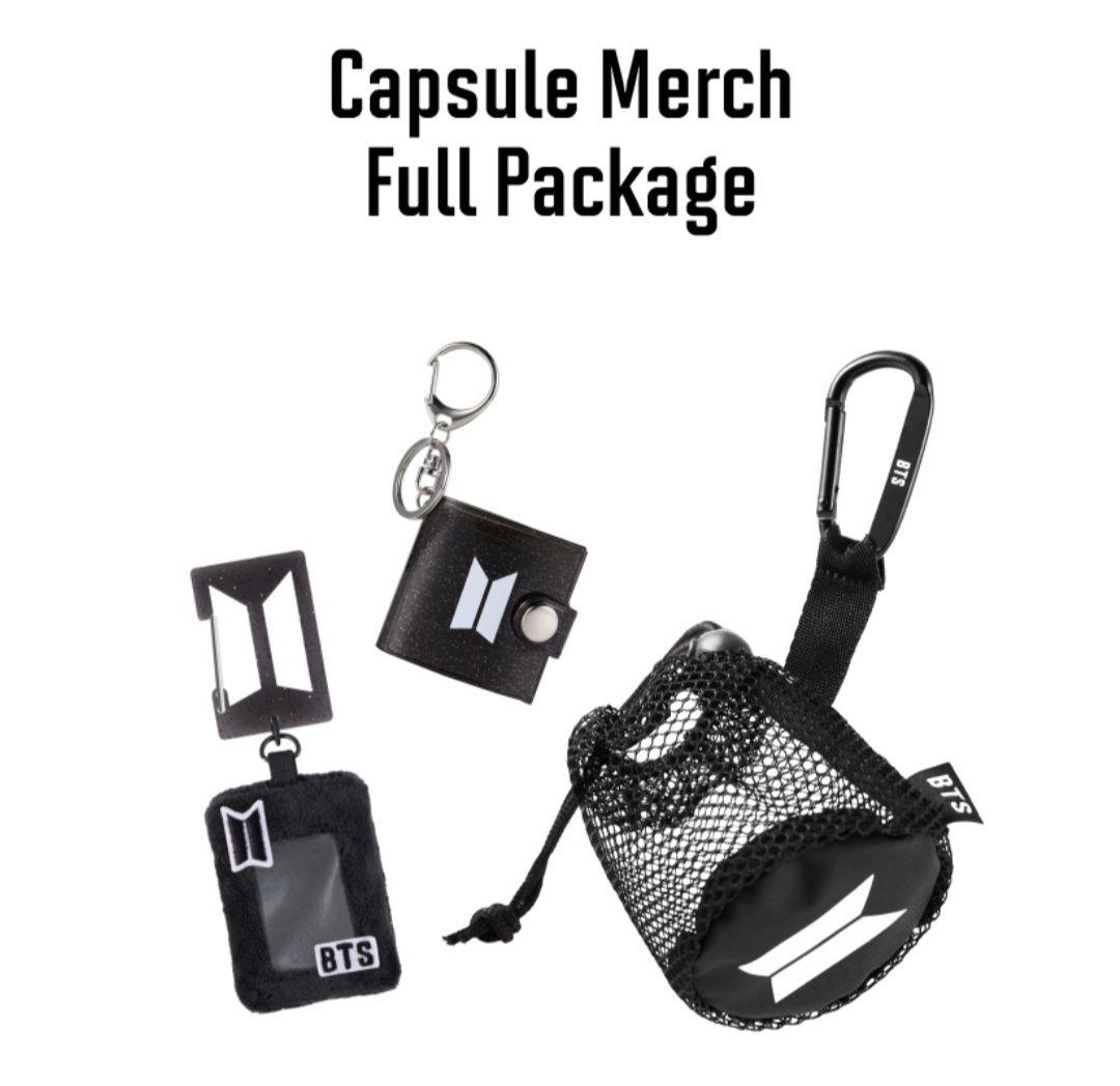

[Б/У] Полный набор мерча BTS в капсулах