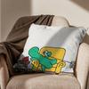 Green dinosaur Brachio Cushion Cover Suitable For Sofa Car Bedroom Office Cushions Decorative Pillow Case
