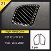 For BMW 1 2 Series F20 F21 F22 F23 Carbon fiber Car Control CD Panel Cover Trim Air conditioning Outlet Frame Decoration Sticker LNYCP1