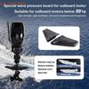 Y4UA Outboards Dorsals Fins Wing StingsRay Hydrofoil Stabilizer for 4-50HP Motors