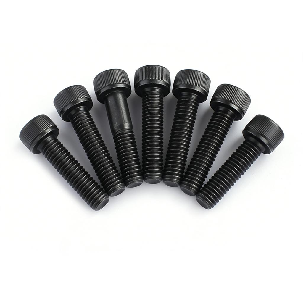 180-300pcs M2 M3 12.9 Alloy Steel Black Hex Head Screws High Strength Carbon Steel Metric Bolts for Heavy Duty Repair