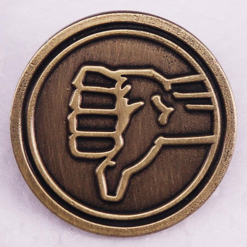 Shaun Role-Playing Thumbs Up Brooch – Good Place Movie Fan Gift