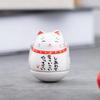 Japanese Ceramic Daruma Crafts Cartoon Lucky Cat Fortune Ornament Landscape Home Decor Accessories Gifts Living Room Decoration