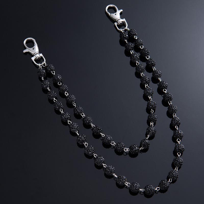 Catena Vita da Donna di Alta Gamma con Strass e Perline Ceramiche Colorate