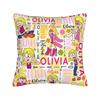 Lizzies Cartoon McGuires Square Pillow Case  Cushion Cover Custom Zippered Decorative Pillowcase for Car 45x45cm