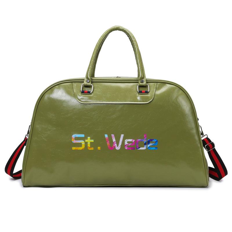 

Women s personalized niche design waterproof going out large-capacity portable travel bag dry and wet separation fitness bag зелений