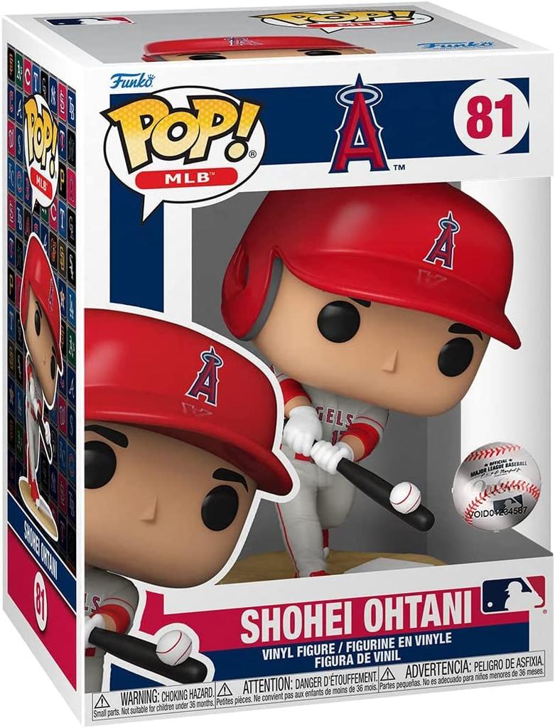 Funko Pop Baseball Figure Shohei Ohtani Los Angeles Angels Red