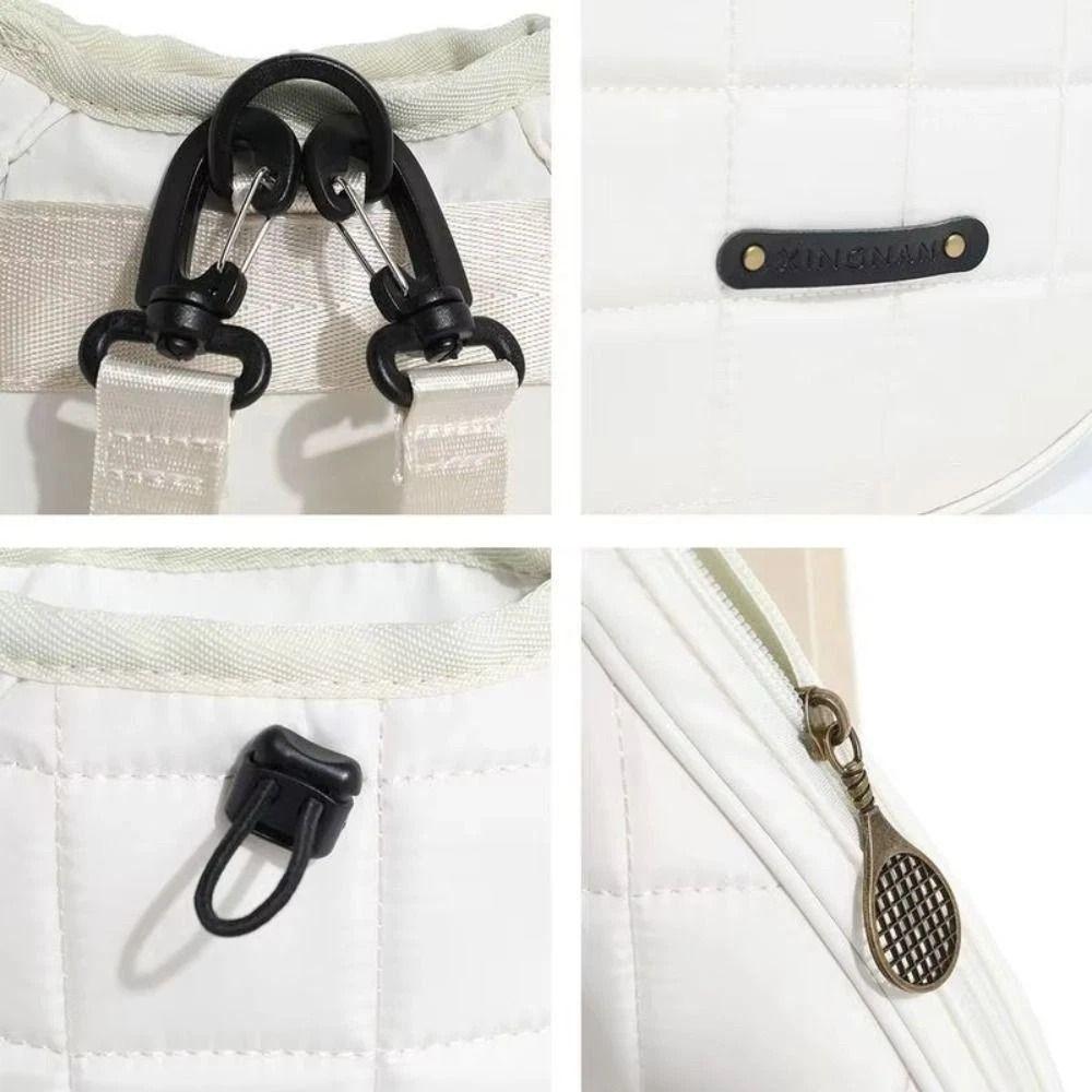 Jednokolorowa torba do przenoszenia rakiet tenisowych Plecak na rakiety tenisowe o dużej pojemności Torba na pokrowiec na rakiety