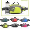 Fanny Pack Running Belt Purse Phone Pouch Nylon Bum Bag With Bottle Holder Waterproof For Cycling For Hydration For Jogging