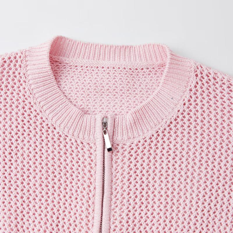 Women's H-Line Openwork Knit Cardigan