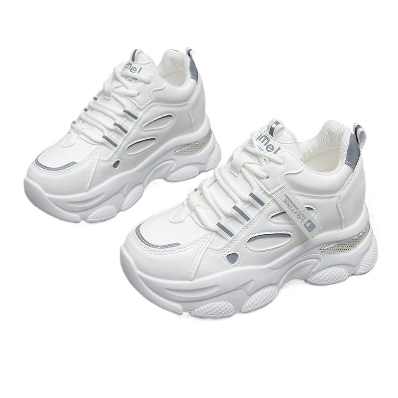 2026 New Spring Sports Shoes Casual Woman Comfortable Breathable Running Shoes Women Thick Bottom Ultra-light Sneakers