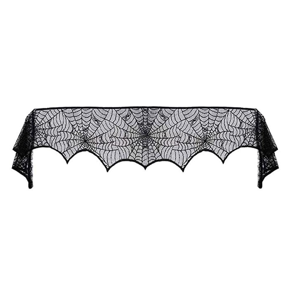 Halloween Decoration Tablecloths Spider Web Mantel Towel Bat Spider Table Flag Lampshade Decoration Halloween Home Decor Sets