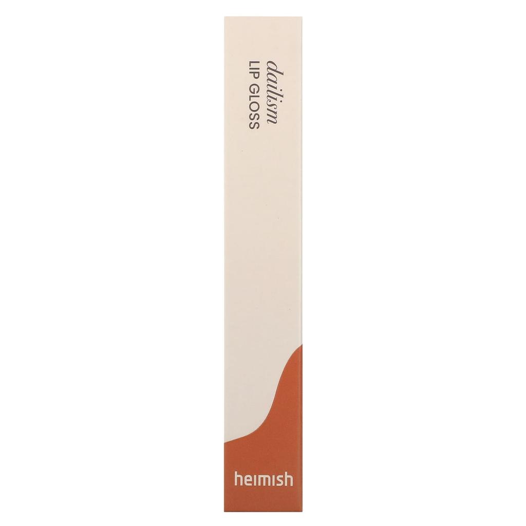 Heimish, Dailism, lip gloss, tangerine coral, 1 lip gloss