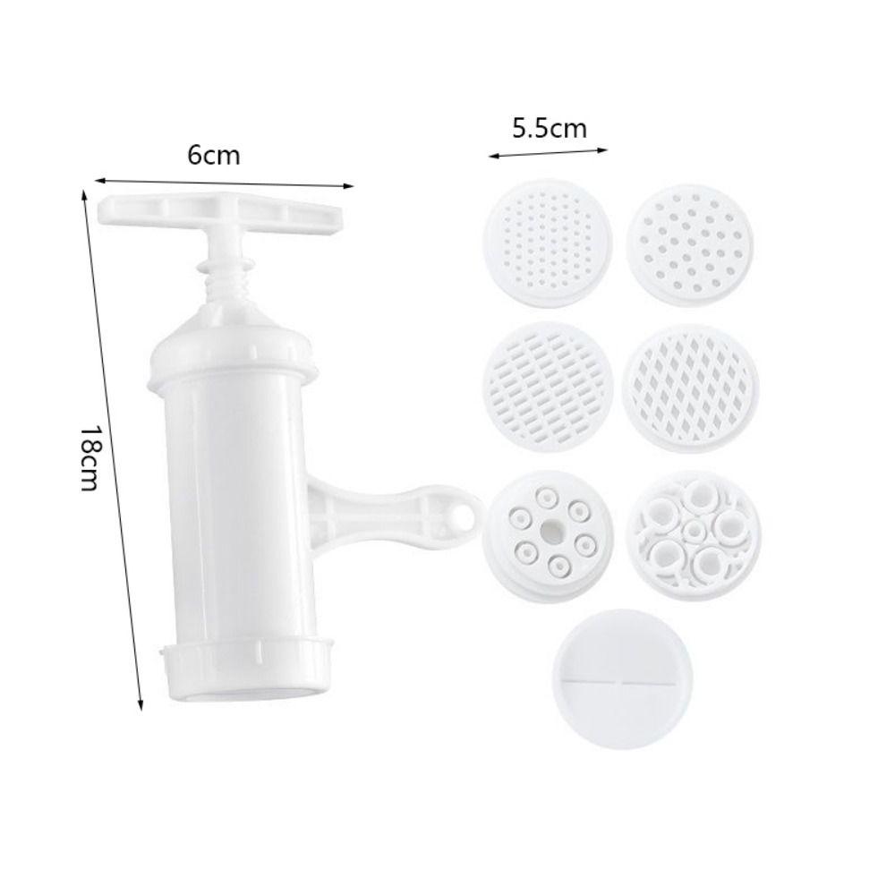 Manual Noodle Press White Spaghetti Tool Household Pasta Maker  Kitchen Newbie