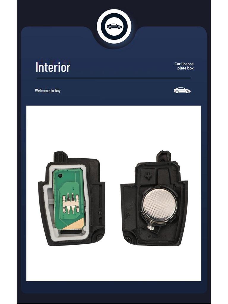 Compatible Ford Models: Focus, New Fiesta, Mondeo Remote Key with 4D63 Chip (315/433 MHz)