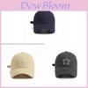 Sunflower Embroidered Baseball Cap For Women Spring Summer Adjustable Sun Protection
