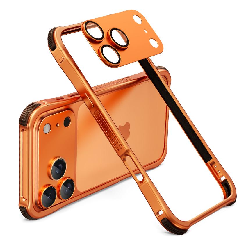 

Eary for iPhone 17 Pro Max 17 Pro Phone Case With Alloy Lens Cover Aluminum Metal Frame Shells & Alloy Camera Screen Protection iPhone17 Pro
